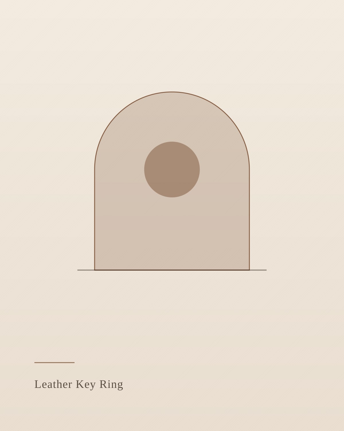 Leather Key Ring