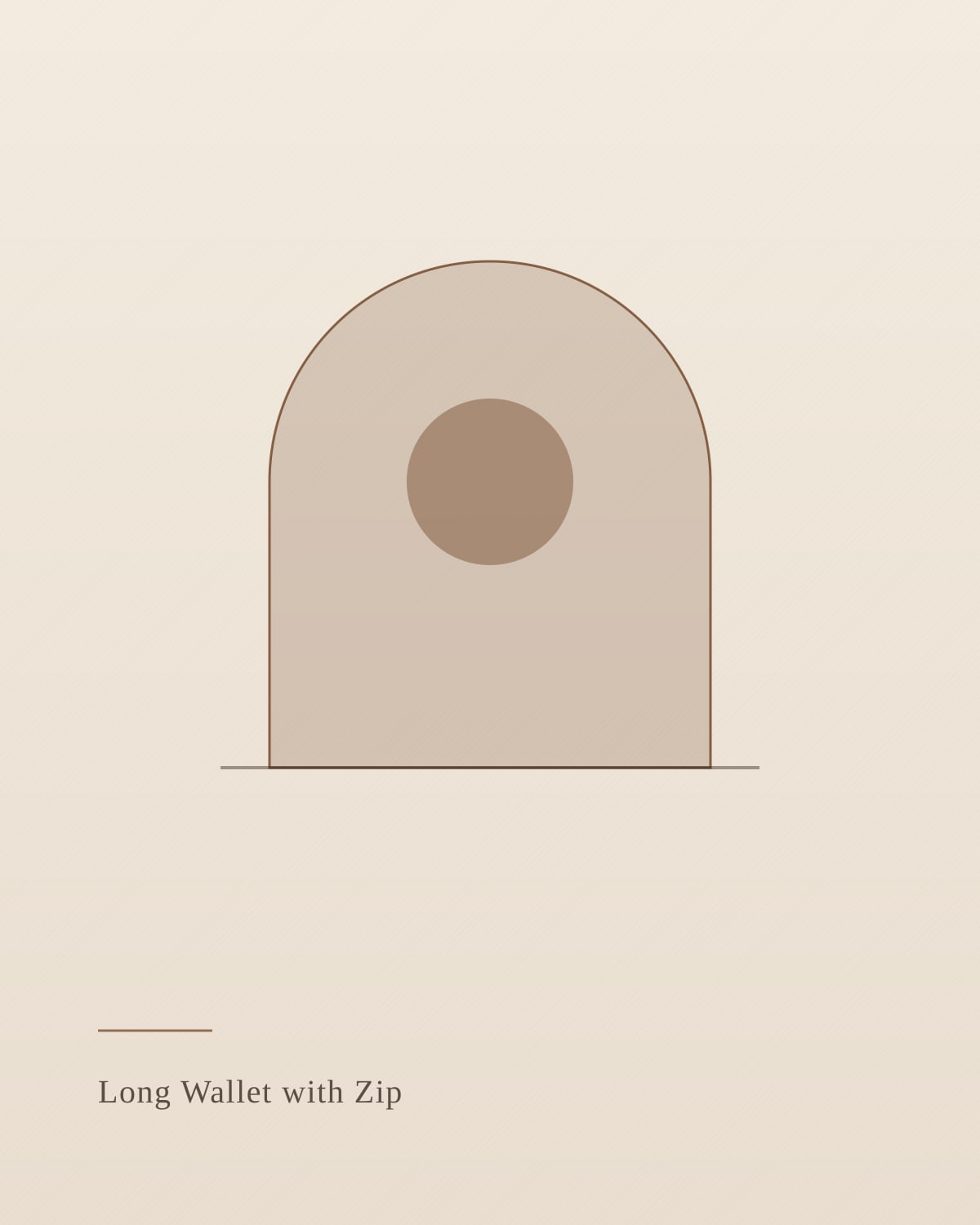 Long Wallet with Zip