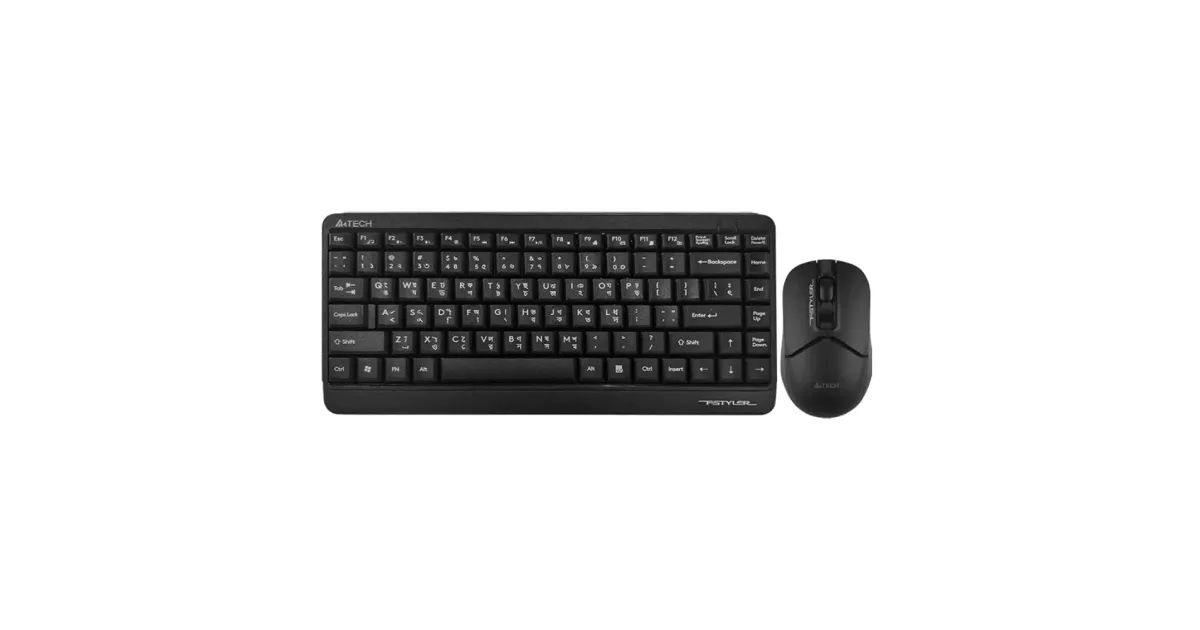 A4Tech FG1112 Wireless Keyboard and Mouse Combo