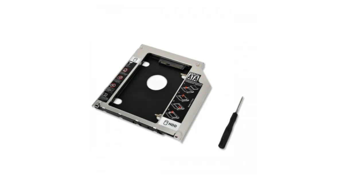 Second Hard Disk Drive Caddy for Laptop (12.7mm SATA)