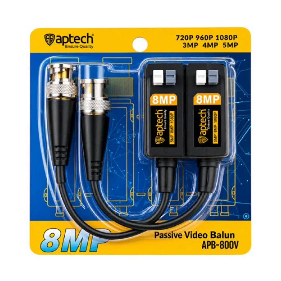 Aptech APB 800V 8MP CCTV Video Balun